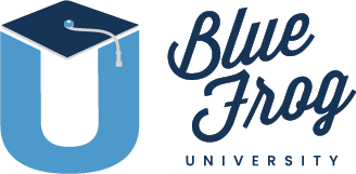 Blue Frog University Light Blue